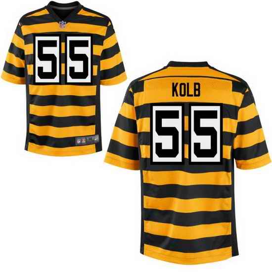 Men Steelers #55 John kolb Alternate Game Stitched Jersey